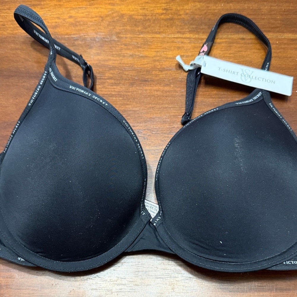 Victoria’s Secret  Black Bra - T-Shirt Collection- 34D
